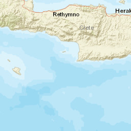 Crete Region Street Map