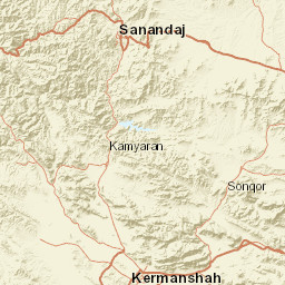 Kermanshah Street Map