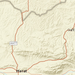 Herat Street Map