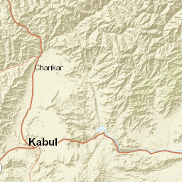 Kabul Street Map