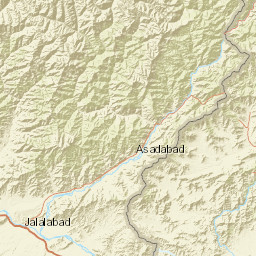 Nuristan Street Map