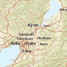 Shiga Prefecture Street Map