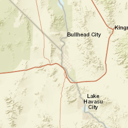 W Santa Fe Ranch Rd & I-40 Golden Valley Street Map