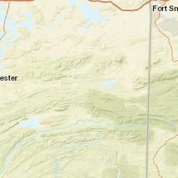 Talimena Scenic Drive, Ouachita National Forest, Hodgen, OK Street Map