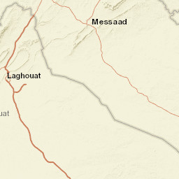 Laghouat Street Map