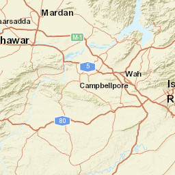 Islamabad Capital Territory Street Map