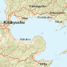 Yamaguchi Prefecture Street Map