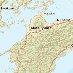 Ehime Prefecture Street Map