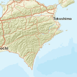 Tokushima Prefecture Street Map