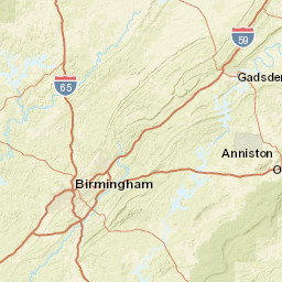 Birmingham Street Map
