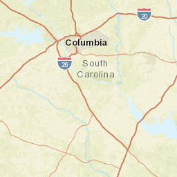 South Carolina Street Map