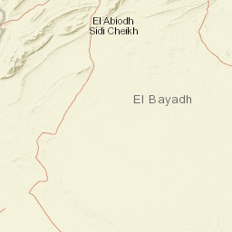 El Bayadh Street Map
