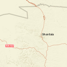 Ghardaïa Street Map