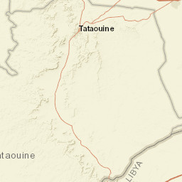 Tataouine Street Map