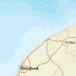 Benghazi Street Map