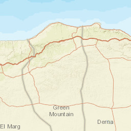 Marj District Street Map