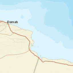 Derna District Street Map