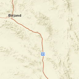 South Khorasan Street Map