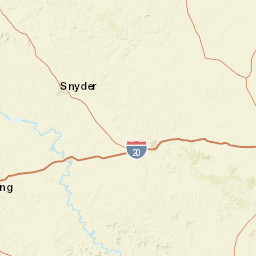 1202 Commercial Avenue Anson TX Street Map