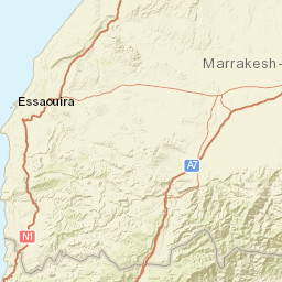 Chichaoua Street Map