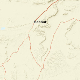 Béchar Street Map