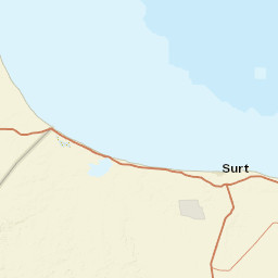 Sirte District Street Map