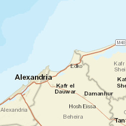 Kafr el-Sheikh Street Map