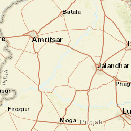 Punjab Street Map