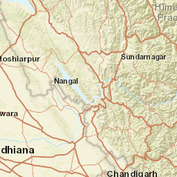 Himachal Pradesh Street Map