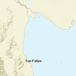 Baja California Street Map