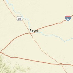 State Highway Park Road 41 Monahans TX Street Map