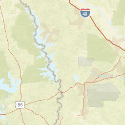 Highway 83, Hemphill, TX 75948, USA Street Map