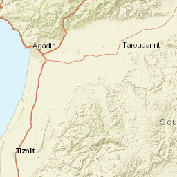 Tiznit Street Map