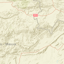 Souss-Massa Street Map