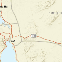 North Sinai Street Map