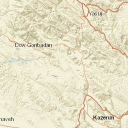 Kohgiluyeh and Boyer-Ahmad Street Map
