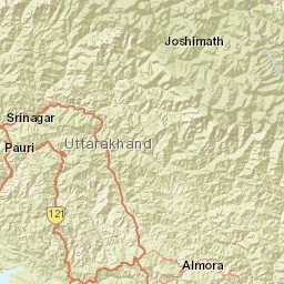 Uttarakhand Street Map