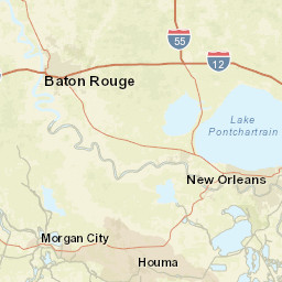 Saint John Parish Street Map