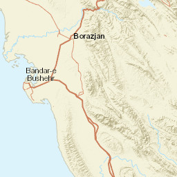 Bushehr Street Map