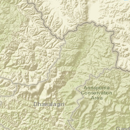 Dhaulagiri Zone Street Map