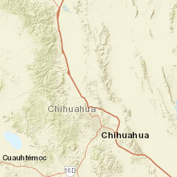 Chihuahua Street Map
