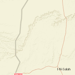 In Salah Street Map