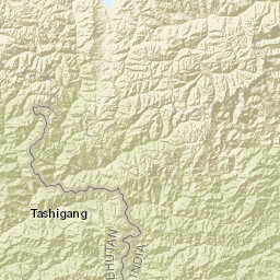 Trashigang District Street Map