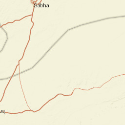 Sabha District Street Map