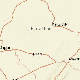 Rajasthan Street Map
