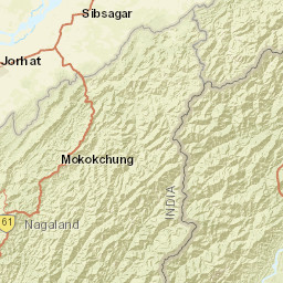 Nagaland Street Map