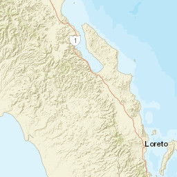 Baja California Sur Street Map