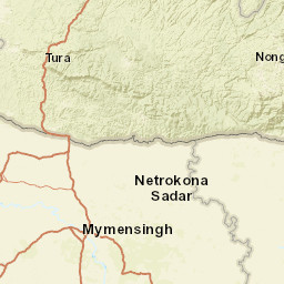 Meghalaya Street Map