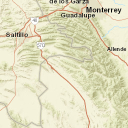 Nuevo León Street Map