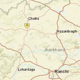 Jharkhand Street Map